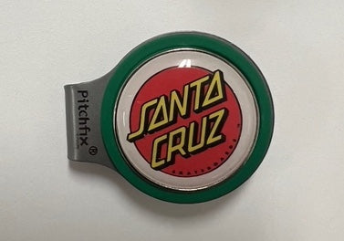 Pitchfix Hatclip Ballmarker - Santa Cruz Classic Dot Logo