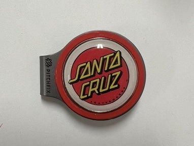 Pitchfix Hatclip Ballmarker - Santa Cruz Classic Dot Logo