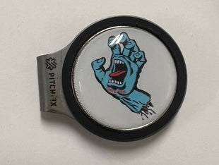 Pitchfix Hatclip Ballmarker - Santa Cruz Screaming Hand Logo