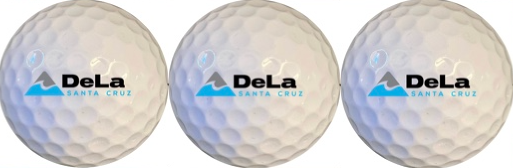 Pinnacle Golf Balls - DeLa Santa Cruz Logo - Sleeve, 3 balls