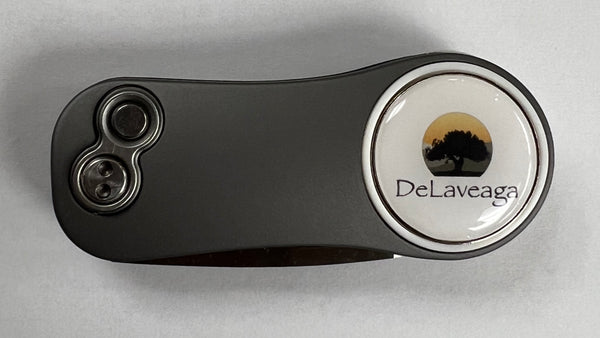 Pitchfix Divot Tool - DeLaveaga Tree Logo