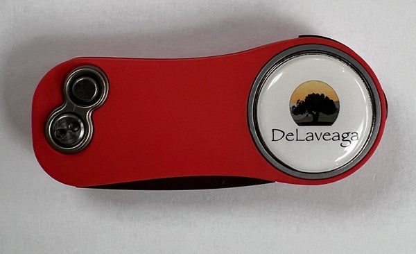 Pitchfix Divot Tool - DeLaveaga Tree Logo