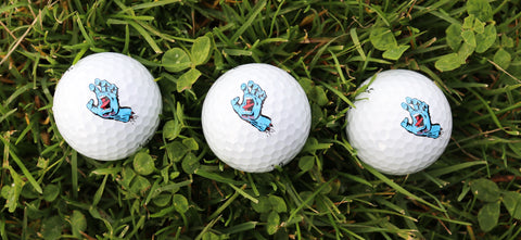 Titleist ProV1 Golf Balls - Santa Cruz Screaming Hand Logo - Sleeve, 3 balls