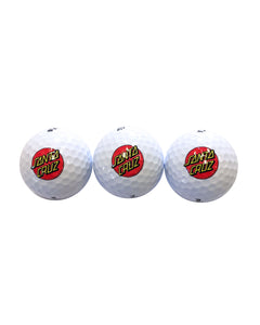 Pinnacle Golf Balls - Santa Cruz Classic Dot Logo - Sleeve, 3 balls